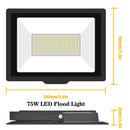 Axyaa LED Flood Light 110V 220V IP66 Outdoor Lighting for Street Garden Wall