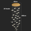 Axyaa Modern LED Pendant Chandelier for Staircase & Living Room Decor