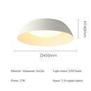 Axyaa Nordic LED Ceiling Light: Creative Circular Design for Modern Living Spaces