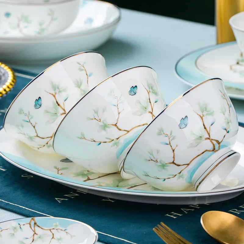 Axya™ Bone Dinner Set: Elegant Tableware for Kitchen Essentials