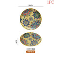 Axyaa Bohemian Ceramic Plate: Creative Western Cuisine Restaurant Home Plate