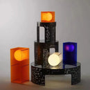 Axyaa Acrylic Layered Night Light - Vintage Ancient Style, LED Energy Saving Lighting