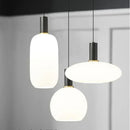 Axyaa Nordic Glass Pendant Light for Dining Kitchen Bedroom Living Room