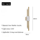 Axyaa Marble Wall Lamp for Hotel Living Room Bedroom Decor