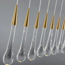 Axyaa Crystal Stair Chandelier: Modern LED Luxury Lighting for Villa Loft