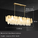 Axyaa Cloud Glass Chandelier: Modern LED Lighting for Elegant Living Room