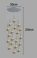 Axyaa Modern Living Room Chandeliers LED Ceiling Hanging Lights Indoor Lighting