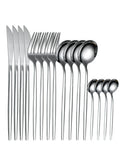 Axyaa 16-Piece Gold Cutlery Set Stainless Steel Tableware Kit