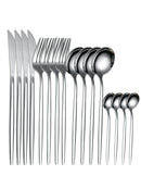 Axyaa 16-Piece Gold Cutlery Set Stainless Steel Tableware Kit