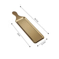 Axyaa Stainless Steel Steak Tray, Rectangular Plate for BBQ and Snacks