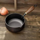 Axyaa Wooden Handle Induction Milk Pot - Ideal for Whipped Cream, Boiling Water, Soup
