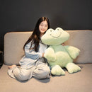 Axyaa Happy Frog Plush Doll Bed Pillow - Girl's Gift for Healing
