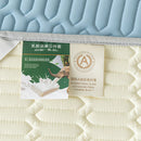 Axyaa Latex Bed Mat, Quilted Mattress Cover with Air Conditioning, 140x200 160x200