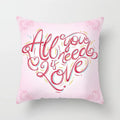 Axyaa Love Heart Cushion Cover for Living Room Sofa Valentine's Day Home Decor