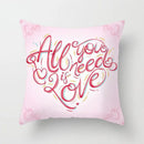 Axyaa Love Heart Cushion Cover for Living Room Sofa Valentine's Day Home Decor