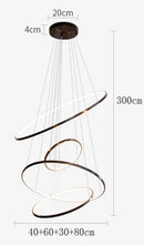 Axyaa LED Pendant Light Chandeliers for Home Decor, Modern Indoor Hanging Lighting