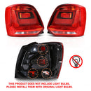 Axyaa Rear Tail Light Assembly Set for VW POLO 2014-2018 (No Bulbs)
