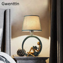 Axyaa Guitar Boy Desk Lamp - Nordic Bedroom Study Light Fixtures