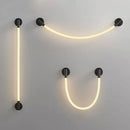 Axyaa LED Woven Thread Wall Sconce for Modern Soft Atmosphere in Home, Living Room or Bedroom