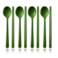 Axyaa Silicone Cutlery Set with Colorful Korean Chopsticks & Spoon