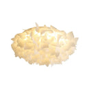 Axyaa Petal Ceiling Lamp: Italian Design Down Light for Atmosphere in Bedroom, Dining Room