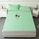 Axyaa Cooling Latex Bedding Set with Summer Bed Mat, Pillowcase, and Sheet