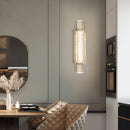 Axyaa Crystal Indoor LED Wall Sconce for Bedroom Living Room Entryway Hallway