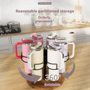 Axyaa 40 oz Tumbler Rotating Storage Rack for Stanley Cups - 6 Slot Organizer