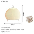 Axyaa Modern Spanish Designer Knit Fabric Cocoon Pendant Lamp