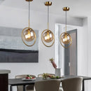 Axyaa Glass Ball Chandelier Pendant Light for Home Decor