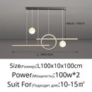Axyaa Moon Chandeliers: Modern Minimalist Pendant Lights for Dining Room, Bar & Home Decor