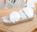 Axya Stainless Steel Cutlery Storage Box & Fruit Drain Basket