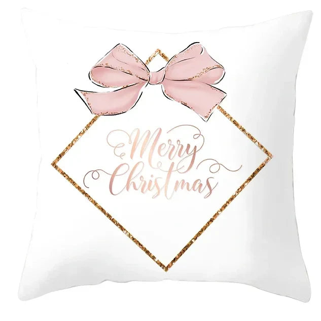 Axyaa Christmas Decorative Pillow Cover 45X45CM