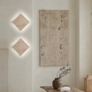 Axyaa LED Wall Lamp Sconce Yellow Travertine Waterproof Outdoor Stair Light