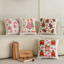 Axyaa Christmas Embroidered Pillowcase Set - 45x45cm