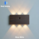 Axyaa Rechargeable LED Motion Sensor Wall Lamp with High Brightness for Home Decorating