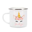 Axyaa Kids Unicorn Name Enamel Cup - Personalized, Birthday Gift
