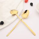 Axyaa Gold Stainless Steel Cutlery Set - 40Pcs Western Dinnerware Tableware Set