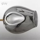 Axyaa Molecular Glass Chandelier LED Pendant Light for Home Decor