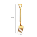 Axyaa Stainless Coffee Spoon Set of 6 – Colorful Tea Stirring Scoops & Fruit Dessert Tableware