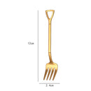 Axyaa Stainless Coffee Spoon Set of 6 – Colorful Tea Stirring Scoops & Fruit Dessert Tableware