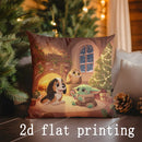Christmas Pillow Covers Collection by Axyaa: Festive Digital-Printed Cushion Covers for Sofa, Bedroom, or Car
