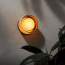 Axyaa Glass Lampshade LED Wall Sconce for Bedroom Living Room Bathroom Mirror