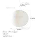 Axyaa Noguchi Isamu Paper Chandelier Lantern Ball Pendant Lights