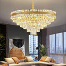 Crystal Living Room Chandelier by Axyaa | Luxury Pendant Light for Dining Room & Ceiling