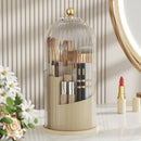Axyaa Diamond Birdcage Makeup Organizer with Rotating Lid: Cosmetics Storage Box