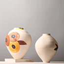 Axyaa Hand-painted Coffee Beans Ceramic Vase