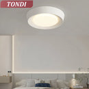 Axyaa LED Ceiling Light: White Black Room Lamp Home Decor Lighting