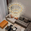 Axyaa LED Pendant Chandeliers for Modern Home Decor and Indoor Lighting