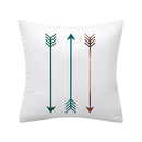 Axyaa Geometry Polyester Cushion Cover 45x45, Decorative Sofa Pillowcase Blue Yellow Black Home Décor